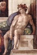 Michelangelo Buonarroti Ignudo Germany oil painting reproduction